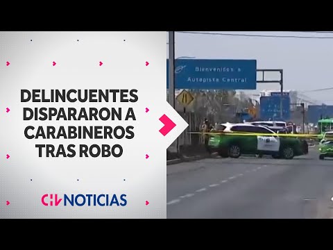 DELINCUENTE PARAPETADO tras balear una patrulla de Carabineros en Quilicura - CHV Noticias