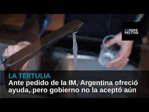 Crisis del agua: Ante pedido de la IM, Argentina ofreció ayuda, pero gobierno no la aceptó aún
