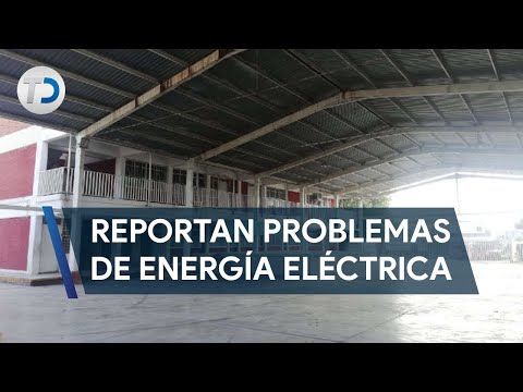 Reportan problemas de energía eléctrica en secundaria