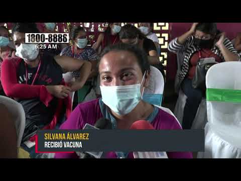 Embarazadas, puérpera y lactantes de Rivas se vacunaron contra la COVID-1 19 - Nicaragua