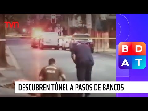 Descubren túnel a pasos de bancos en pleno centro de Concepción | Buenos días a todos