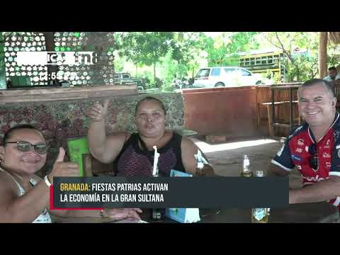 Familias nacionales y extranjeras vacacionan en Granada - Nicaragua