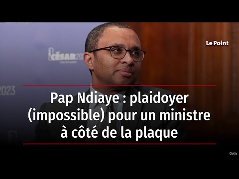 Pap Ndiaye : plaidoyer (impossible) pour un ministre à côté de la plaque