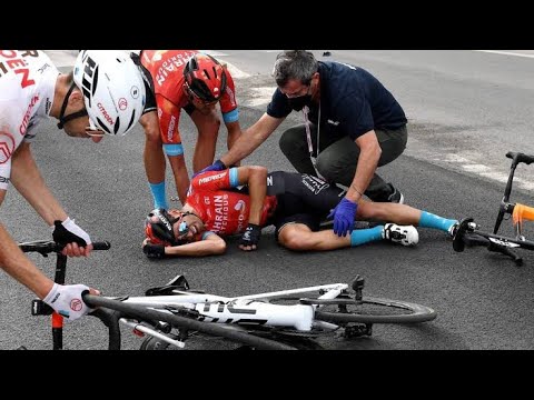 Gino Mäder dies after Tour de Suisse crash - Mäder last moments before death - Tour de Suisse crash