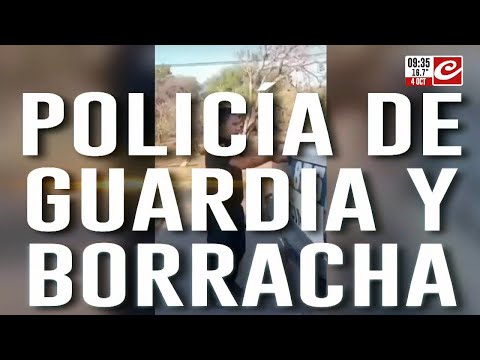 Policía fue filmada borracha mientras cumplía con una guardia