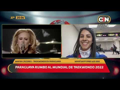 Paraguaya rumbo al Mundial de Taekwondo 2022