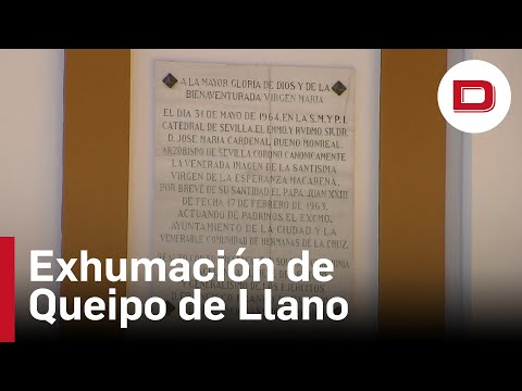 Comienza el procedimiento para la exhumación de Queipo de Llano y Bohórquez Vecina