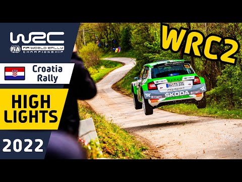 Rally Car🚙 WRC Rally Highlights : Croatia Rally 2022 : WRC2 Day 2