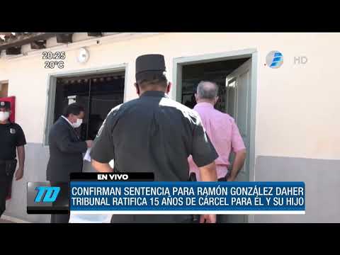 Confirman sentencia para Ramón González Daher