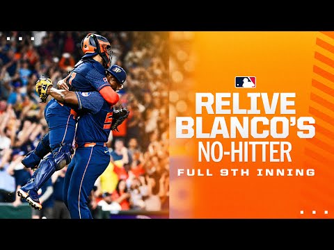 THE FINAL INNING! See the final 3 outs of Ronel Blancos NO-HITTER!