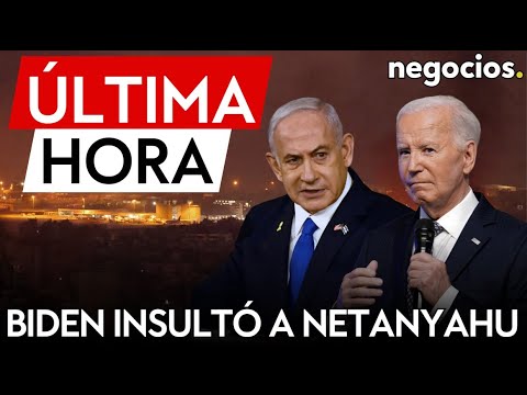 ÚLTIMA HORA | Biden insultó a Netanyahu ante la escalada: “es un maldito mentiroso, un mal tipo”