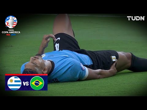 ¡MALAS NOTICIAS PARA URUGUAY! Araujo se lesiona | Uruguay 0-0 Brasil | Copa América 2024 - 4tos