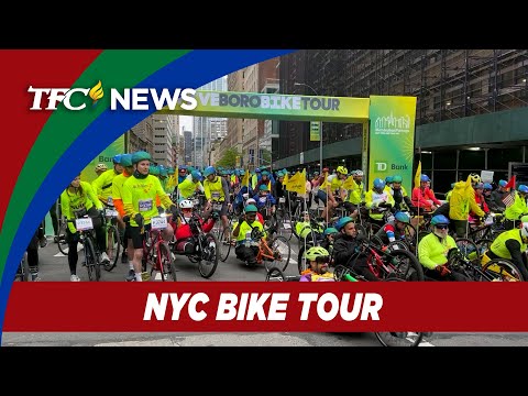 FilAms advocate for active, healthy lifestyle in joining NYC bike tour | TFC News New York, USA