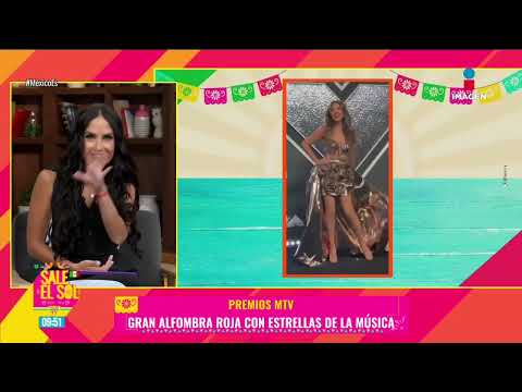 Danna, Karol G y Thalía DESLUMBRARON con sus looks en la ALFOMBRA ROJA de los Premios MTV