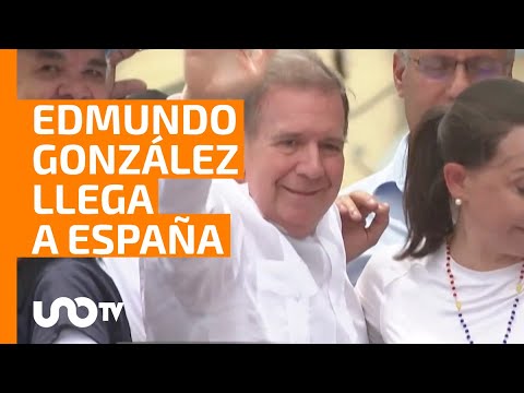 Opositor venezolano Edmundo González llega a España para recibir asilo político