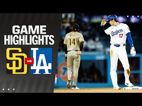 Padres vs. Dodgers Game Highlights (4/13/24) | MLB Highlights