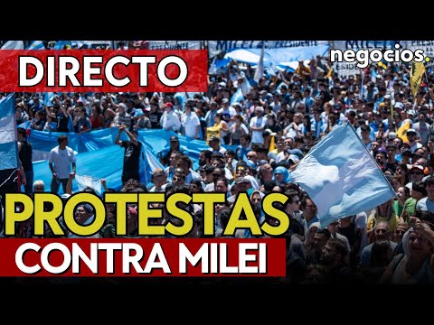 DIRECTO | Protestas masivas en Argentina contra Milei