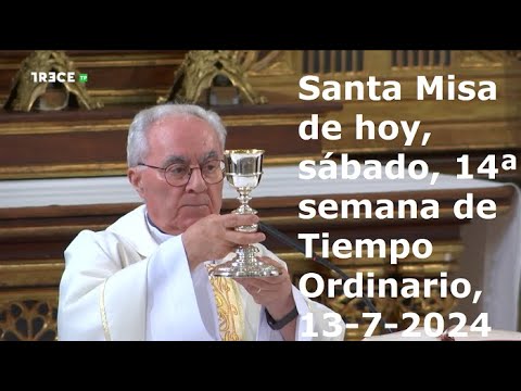 Santa Misa de hoy, sábado de la 14ª semana de Tiempo Ordinario, 13-7-2024