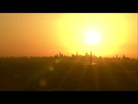 Sunrise in Chicago on Wednesday, May 08