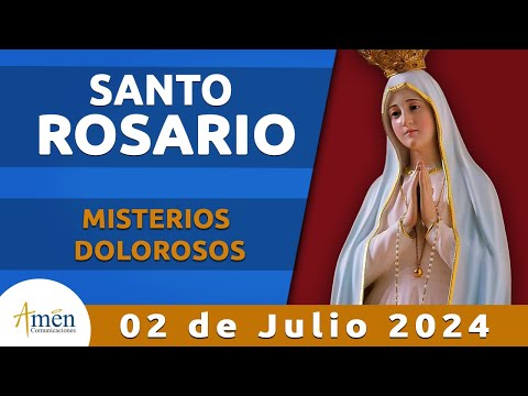 Santo Rosario Hoy Martes 2 Julio 2024 l Padre Carlos Yepes l Misterios Dolorosos
