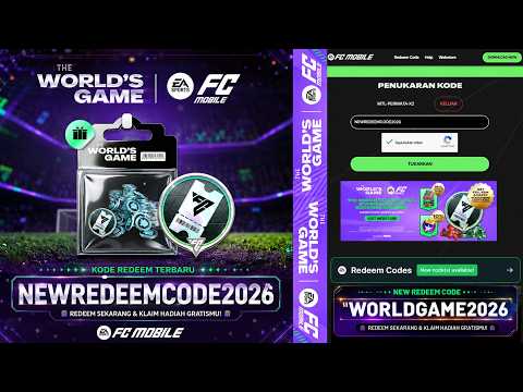 2 NEWEST FC MOBILE REDEEM CODES TODAY CLAIM FREE REWARDS THE WORLD'S GAME TWG FC MOBILE 26 EVENT