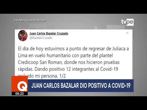 Juan Carlos Bazalar y 11 integrantes de Credicoop dieron positivo por COVID-19