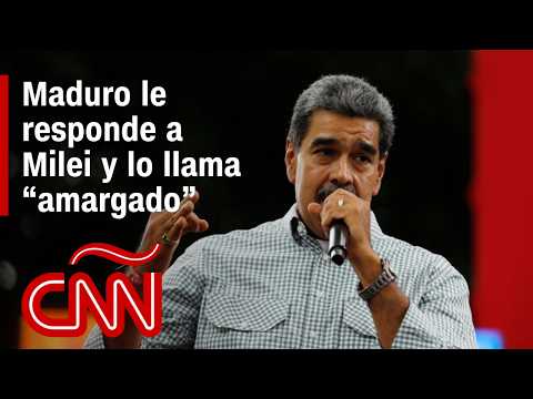 Maduro le responde a Milei y lo llama “amargado”: resumen de últimas noticias en Venezuela