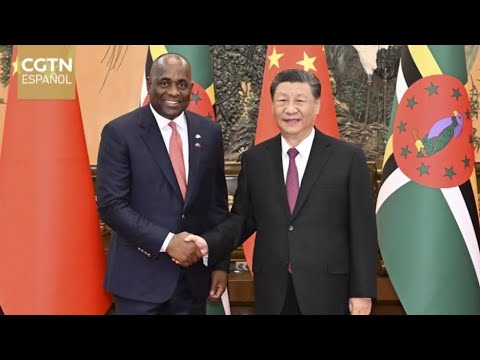El presidente chino, Xi Jinping, se reúne con primer ministro de Dominica