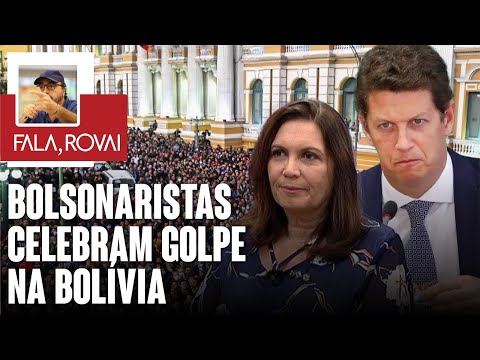 Bolsonaristas celebram golpe na Bolívia | Fala, Rovai | 27.06.24