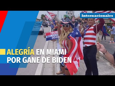Miami reacciona ante el triunfo del presidente electo Joe Biden