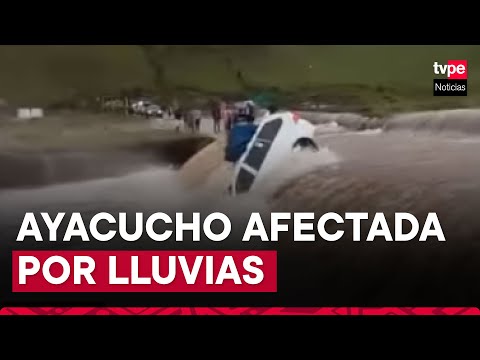 Ayacucho: fuertes precipitaciones ponen en riesgo a ciudadanos
