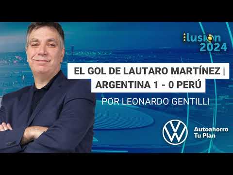 El gol de Lautaro Martínez a Perú en la #CopaAmerica, por Leo Gentili