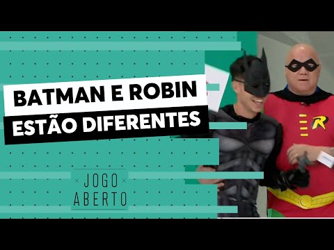 Zoeira Jogo Aberto: Ronaldo perde aposta e se fantasia de Robin; Sgarbi vira Batman