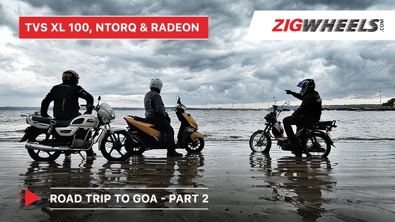 TVS XL 100, Ntorq 125 & Radeon on a Road Trip to Goa Part 2 - TVS MotoSoul