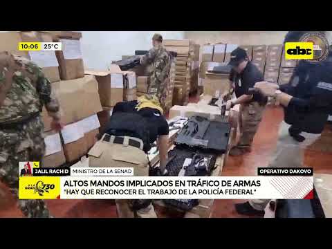 Altos mandos implicados en tráfico de armas