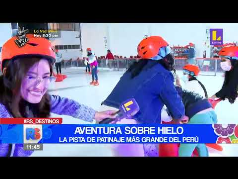 #ReporteSemanal | Aventura sobre hielo, la pista de patinaje más grande del Perú.