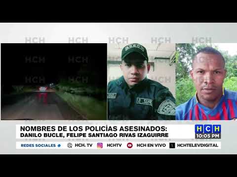 ¡Emboscada! Mientras realizaban un operativo asesinan a dos agentes de la Policía Nacional en Colón