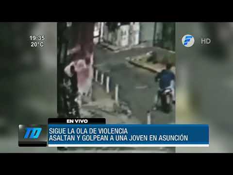 Así golpearon y asaltaron a una mujer en Asunción
