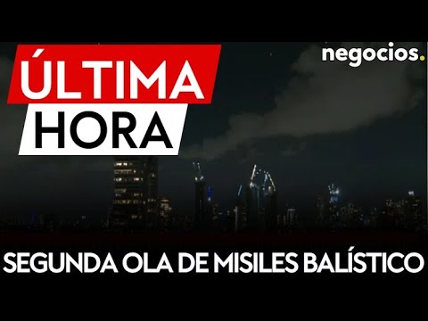 ÚLTIMA HORA: Segunda ola de misiles balísticos de Irán: habrían sido lanzados más de 400 misiles