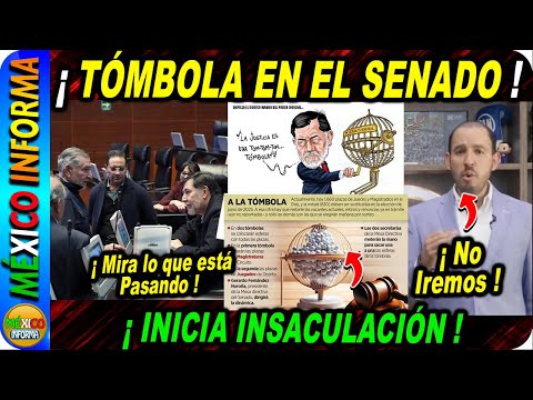 ¡TÓMBOLA EN EL SENADO! MIRA LO QUE ESTÁ PASANDO. PAN Y MC DECIDIERON NO IR.