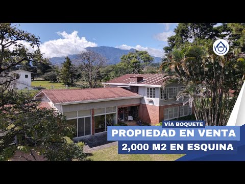 Casa frente a la Vía Boquete con media manzana de Lote!  Alto Boquete, Chiriquí. 6981.5000