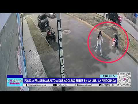 Trujillo: policía frustra asalto a dos adolescentes en la Urb. La Rinconada