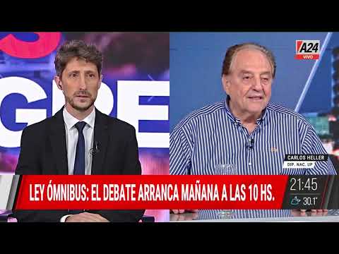 Carlos Heller, diputado nacional: Hay un intento de conformar un país sin Estado