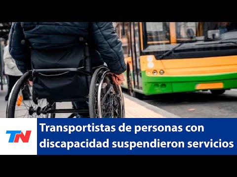 El transporte de personas con discapacidad fue suspendido por la desactualización en los aranceles