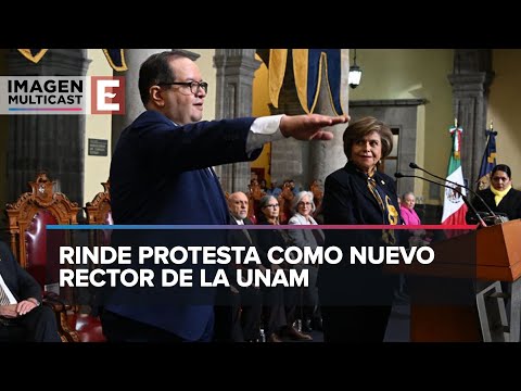 Leonardo Lomelí toma las riendas de la UNAM