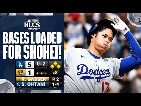 FULL INNING: Shohei Ohtani and the Dodgers had the bases loaded with 2 outs vs. the Brewers!