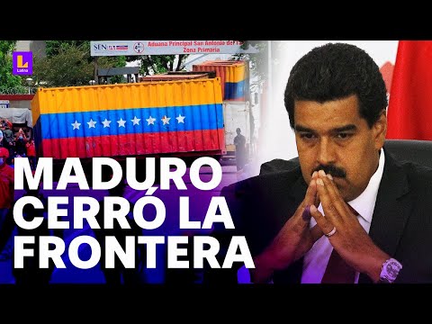 Nicolás Maduro cerró la frontera: Venezolanos regresaba para votar