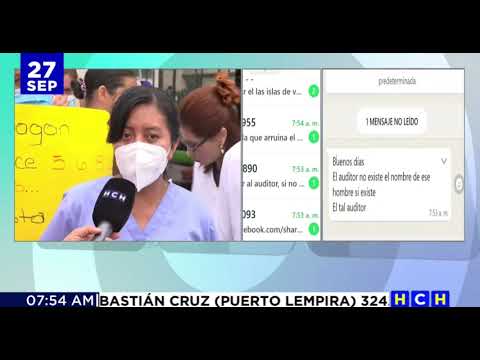 Empleados del IHSS mantendrán protesta hasta recibir por escrito resolución de pagos atrasados