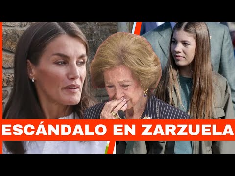 LA REINA LETIZIA EXPULSA DE ZARZUELA a la INFANTA SOFI?A por LA REINA SOFI?A ¡U?LTIMA HORA!