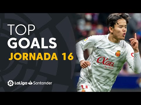 Todos los goles de la jornada 16 de LaLiga Santander 2021/2022